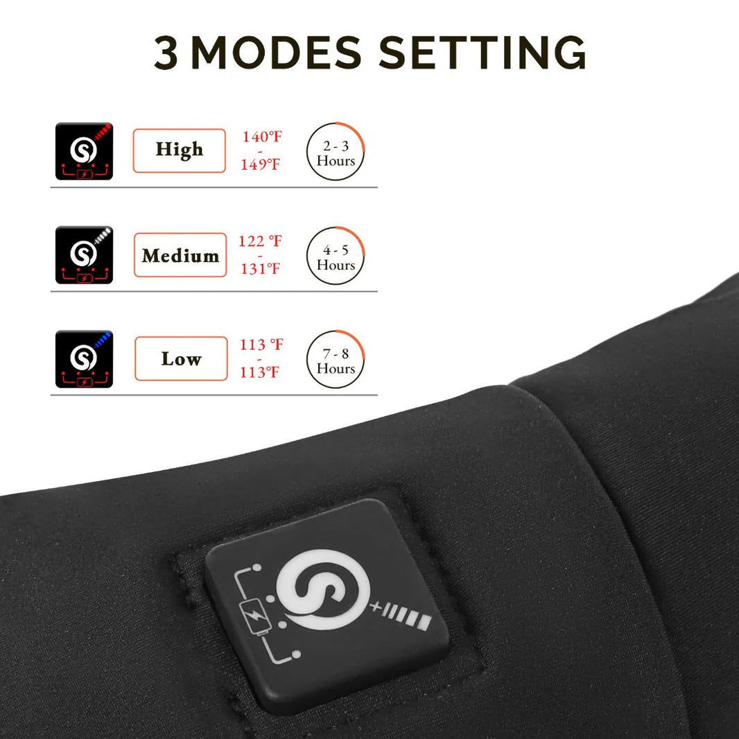 Heated Softshell Gloves (Incl Battery)