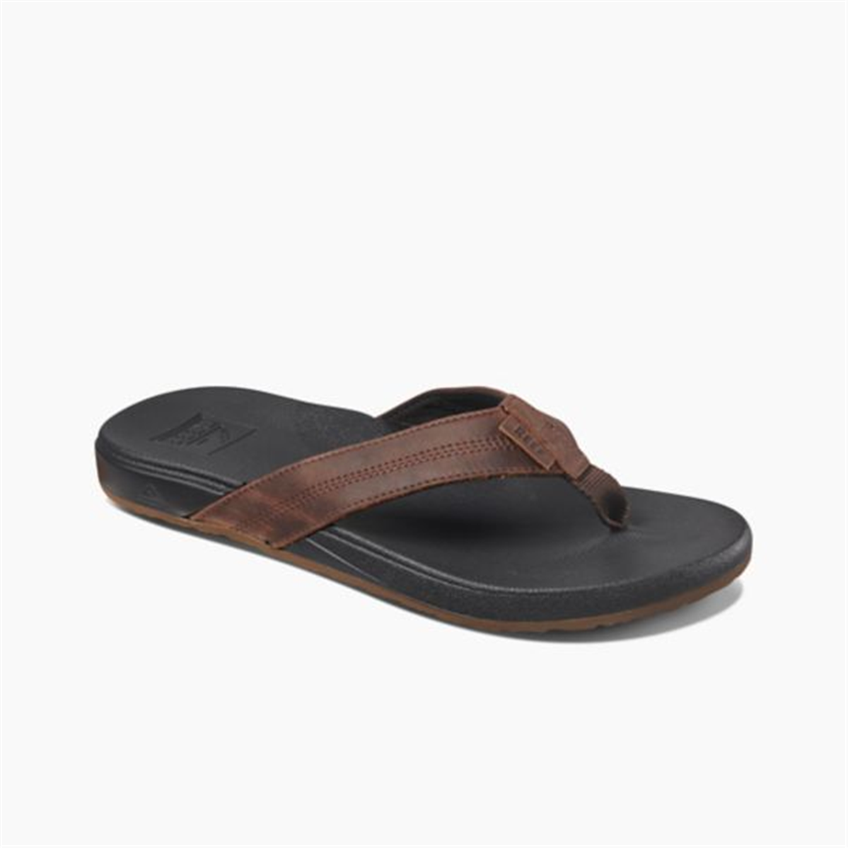 Reef Men s Cushion Phantom Leather Jandals Outside Sports