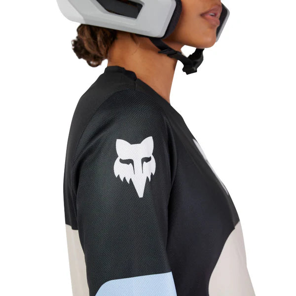 Fox Women's Ranger Long sleeve Grid Bike Jersey