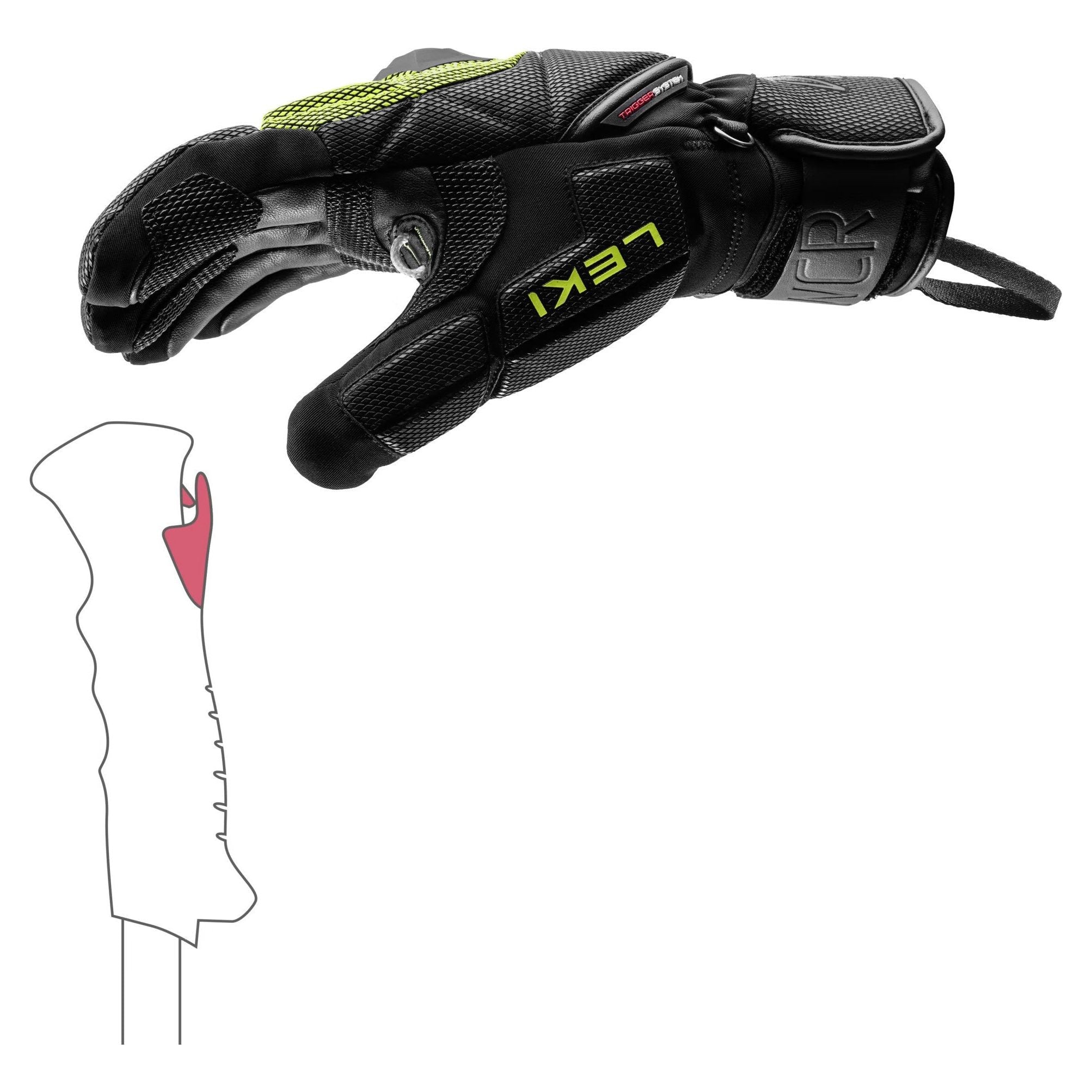 Leki World Cup Racing Coach 3D Gloves