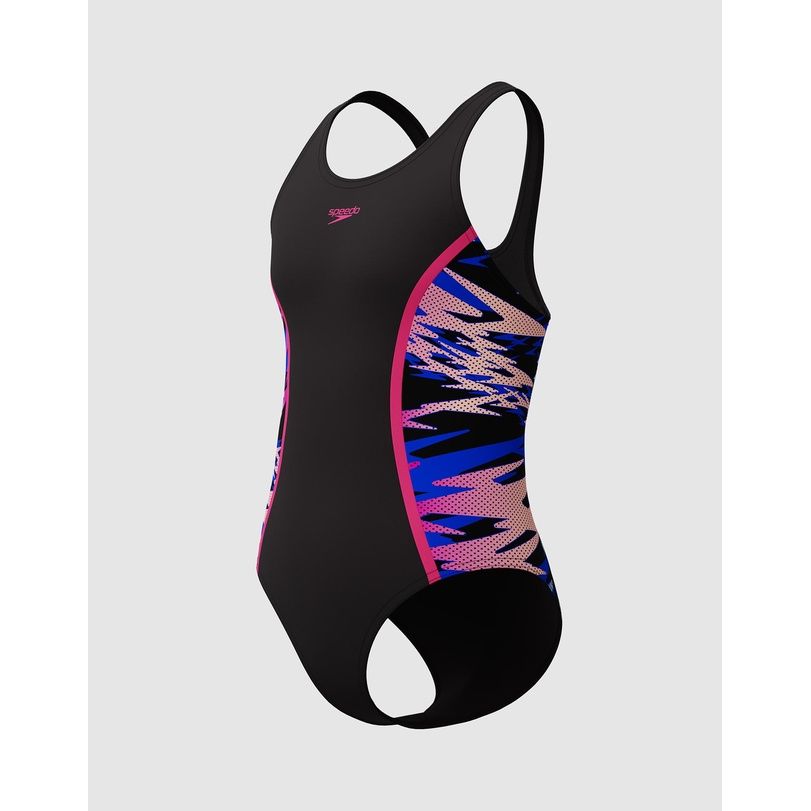 Speedo Girls Hyperboom Splice Muscleback Swimsuit
