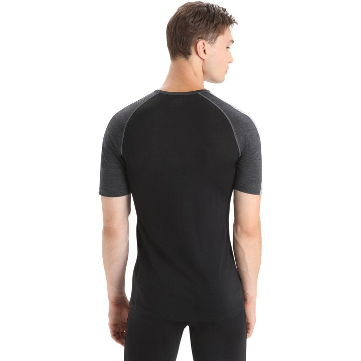 Icebreaker Men's 125 ZoneKnit Merino Blend Short Sleeve Crewe Thermal Top