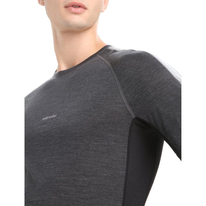 Icebreaker Men's 125 ZoneKnit Merino Blend Short Sleeve Crewe Thermal Top