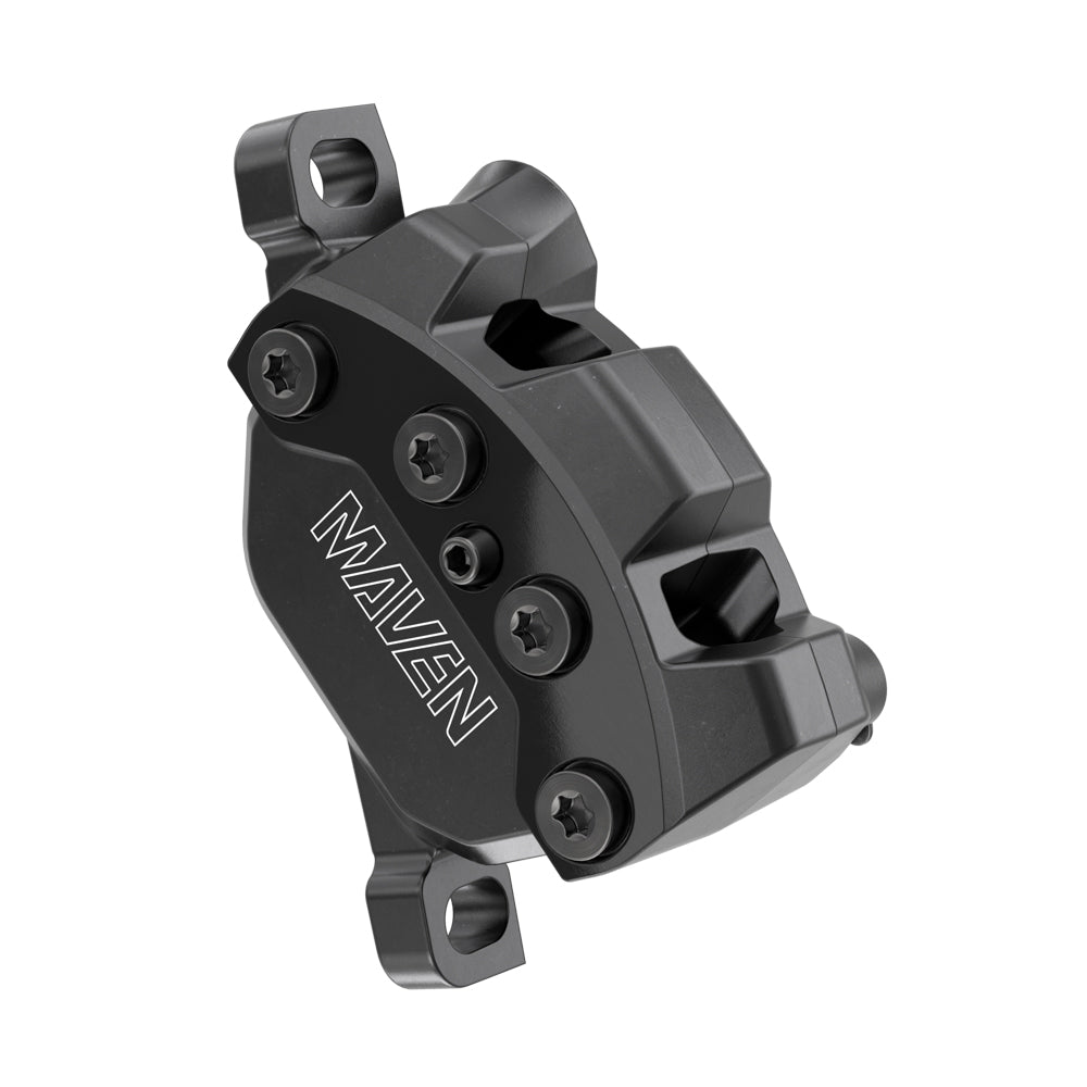SRAM Disc Brake Maven Silver - Aluminum Lever, Stainless Hardware, Reach / Contact Adjuster, Swing Link, Black Front / Rear 2000mm Hose (Includes MMX Clamp, 20P-2 Bracket) B1