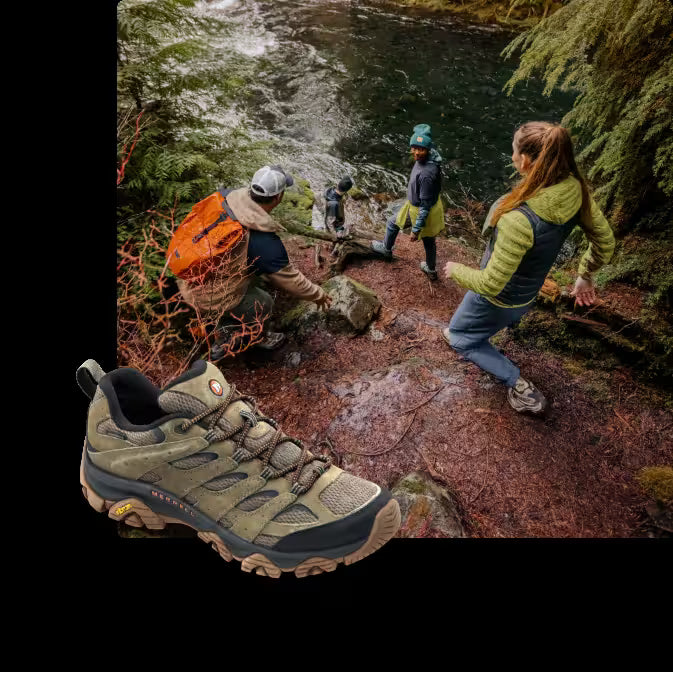 Merrell Men's Moab 3 Waterproof Wide Hiking Shoes