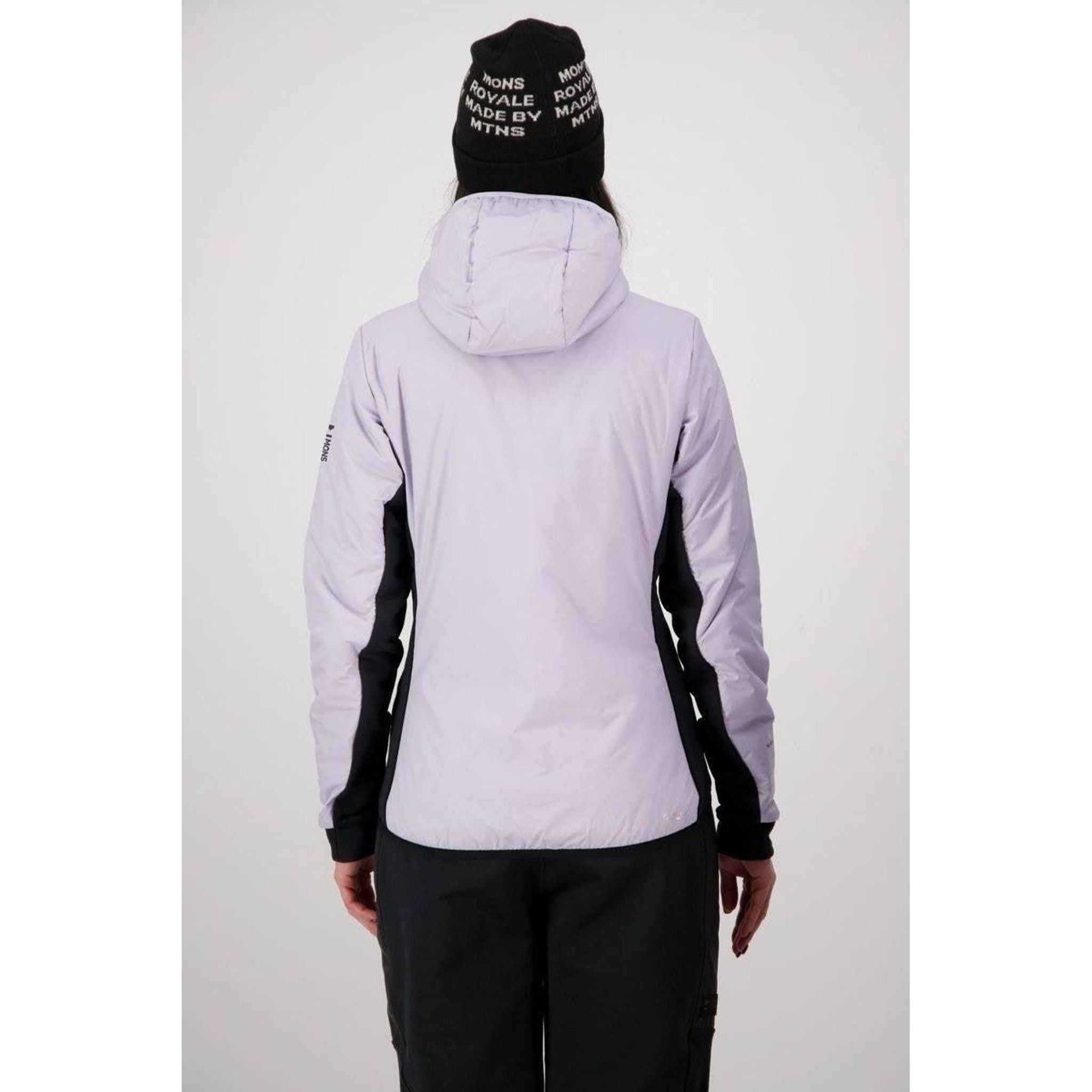 Mons Royale Womens Arete Wool Insulation Hood Outside Sports