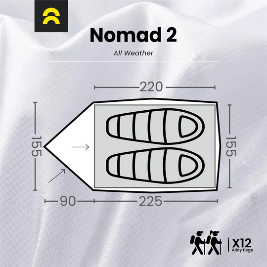 Orson Nomad 2 Person All Weather Tent
