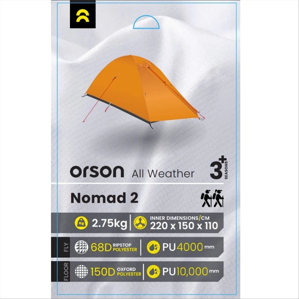 orson tents Orson Nomad 2 Person All Weather Tent – Outside Sports