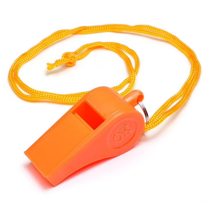 Plastic Whistle & String