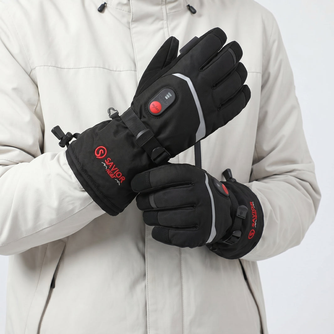 Heated Ski Gloves (Incl Battery)