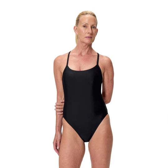 Speedo Women's Solid Racerback Swimsuit