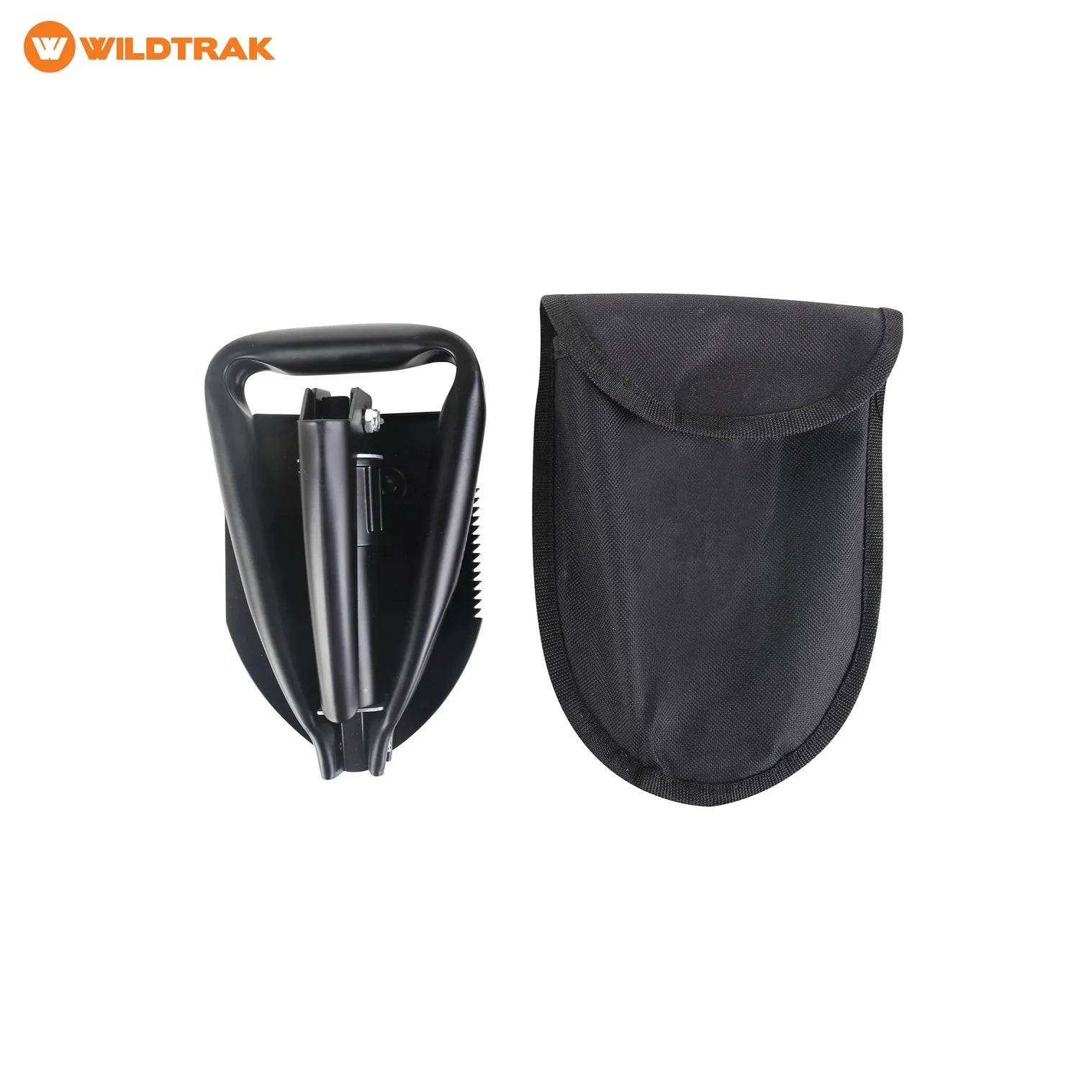Wildtrak Pickaxe 16x11cm Blade With Pouch Folding Shovel
